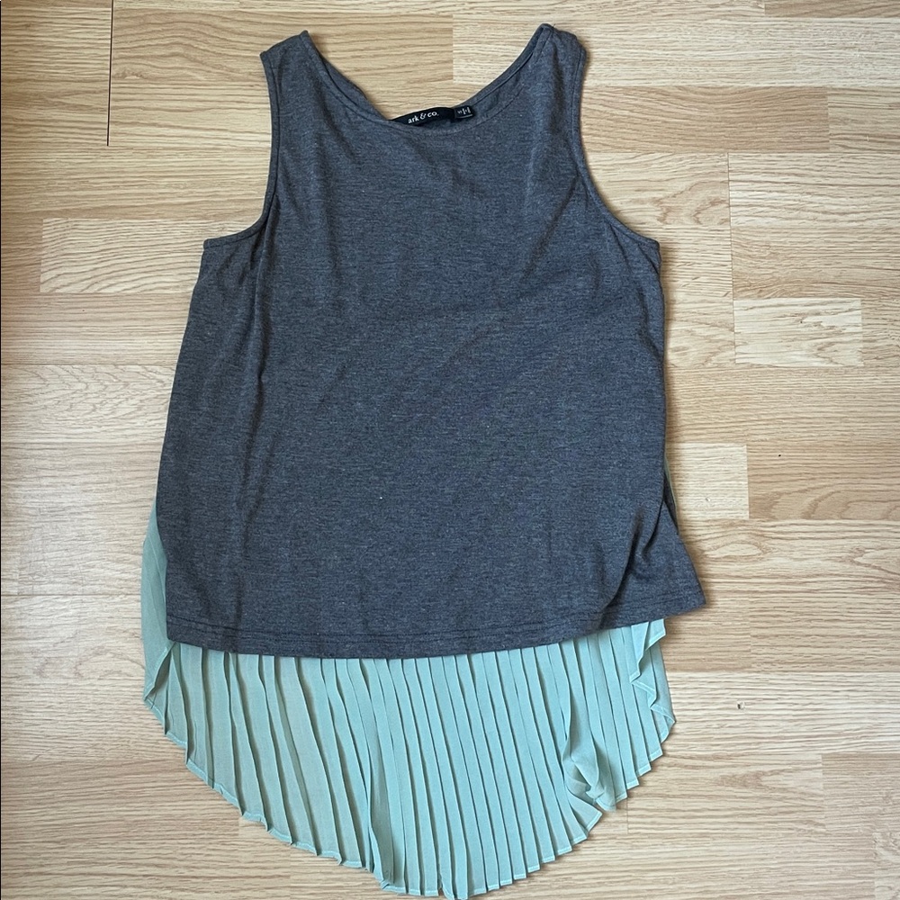 Ark & Co Charcoal Sleeveless Top